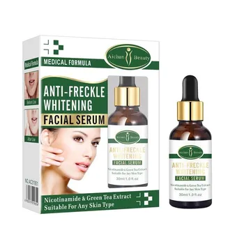 

30ml Whitening Serum Remove Scars Green Tea Extract Moisturizing Vitamin E Anti-Freckle Essence