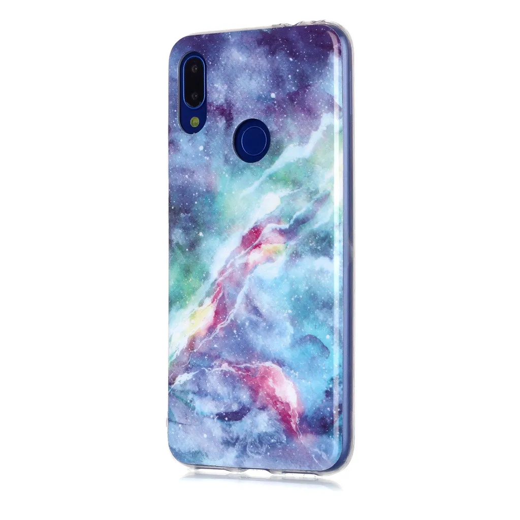 Чехол для Redmi Note 7 6,3 дюйма Силиконовая задняя крышка прозрачный мягкий ТПУ ультра-тонкий чехол для телефона защитный чехол посылка# E40
