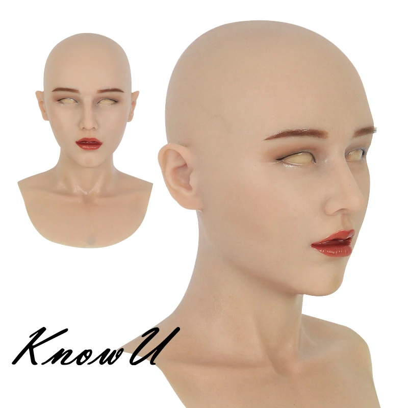 Силиконовый головной убор для косплея KnowU маска женщин Перманентный макияж