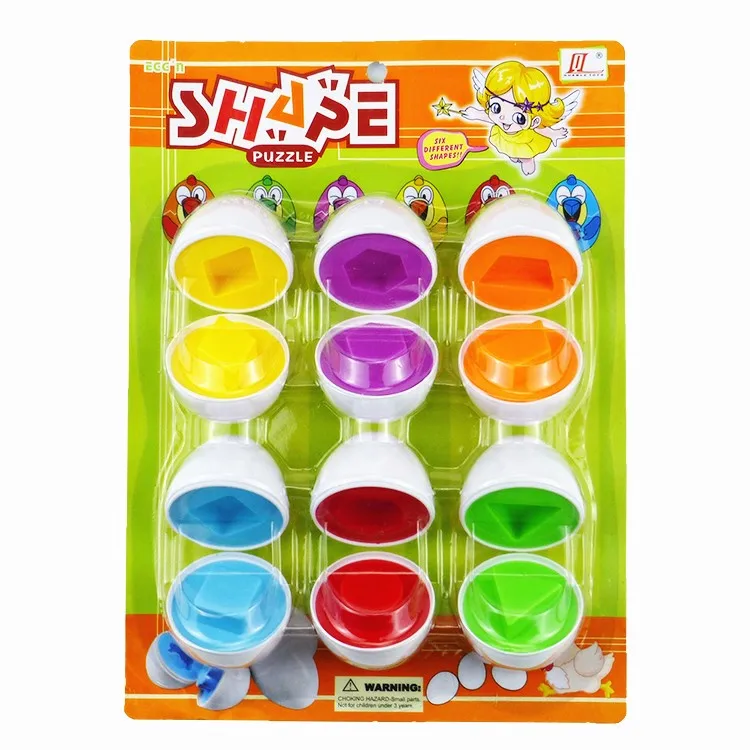1 комбо геометрическая форма соответствия набор яиц для массажа головоломка Монтессори познание пазл развивающий игрушка для детей подарок на день рождения пластиковые игрушки