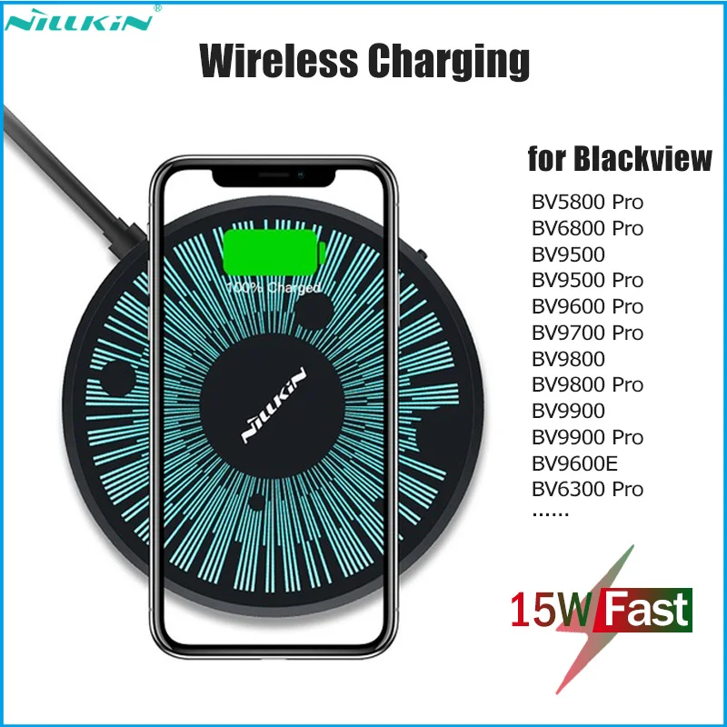 Беспроводное зарядное устройство NILLKIN Qi 15 Вт для Blackview BV9500 BV9800 BV9900 BV 5800 6300 6800 9600 Pro