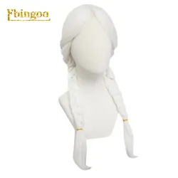 Ebingoo Mama Coco Вдохновленный Белоснежка длинный плетеный синтетический парик для косплея косички с длинными наклонными челками Prestyled женский