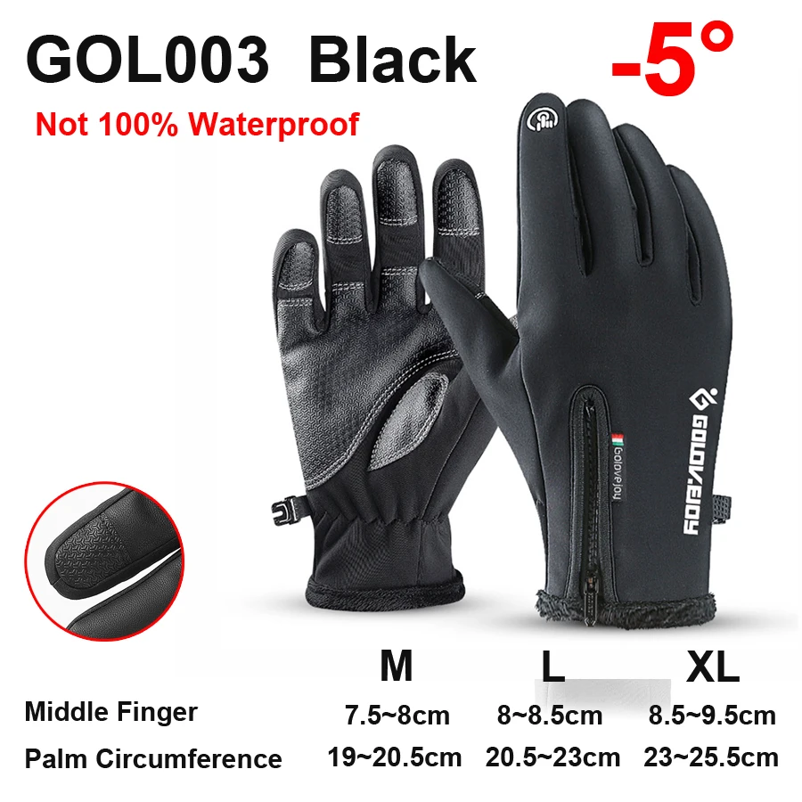 Neu Winter Handschuhe Windproof Warm Wasserdicht Motorrad Fahrrad Touch Screen 