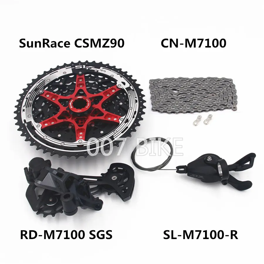 Механизм переключения передач SHIMANO DEORE SLX M7100 задний переключатель для горного