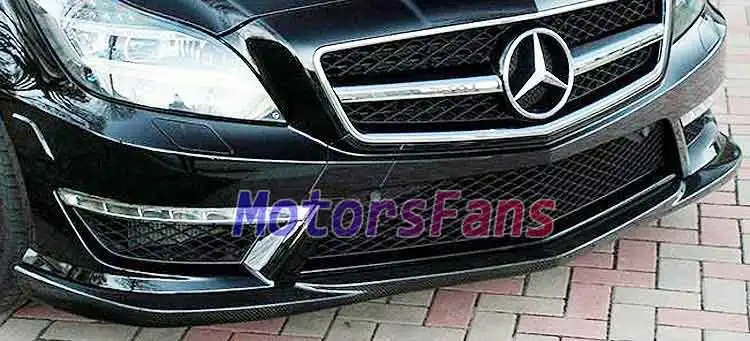 Окрашенный передний спойлер сплиттер для Benz W218 CLS63 Бампер 2011UP M050F
