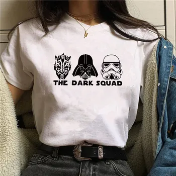 

Star Wars Mandalorian Tshirt Baby Yoda T shirt 2020 Summer Women Mandalorian Print White T-shirt Harajuku Mama TShirt Vogue