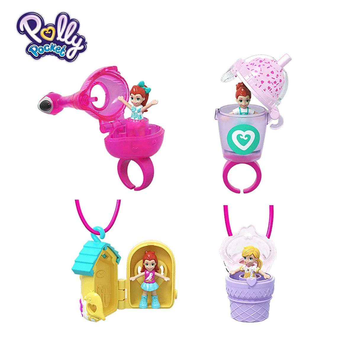 4 Blind Bags Polly Pocket