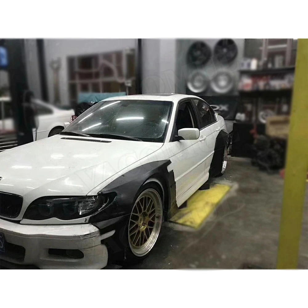 Автомобильный комплект с широким корпусом для BMW E46 2 двери 4 FRP стекловолокно