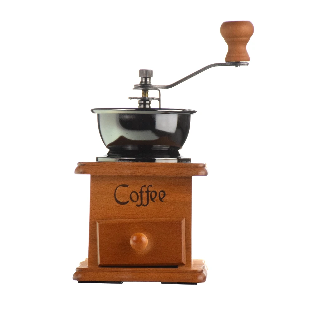 

Manual Handmade Coffee Bean Burr Grinders Plastic Coffee Bean Mills Food Grinder Mill Cafe Home Kitchen Tool