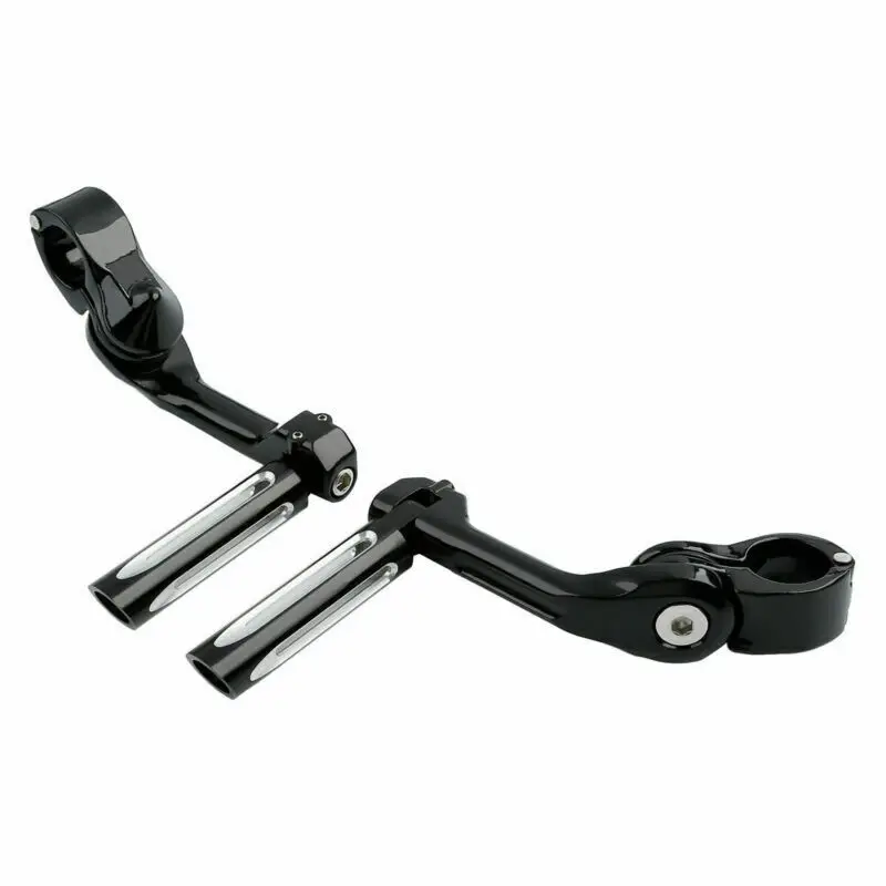 Мотоцикл 1 1/" FootPeg подножка длинный Угловой Кронштейн для Harley Touring dyna