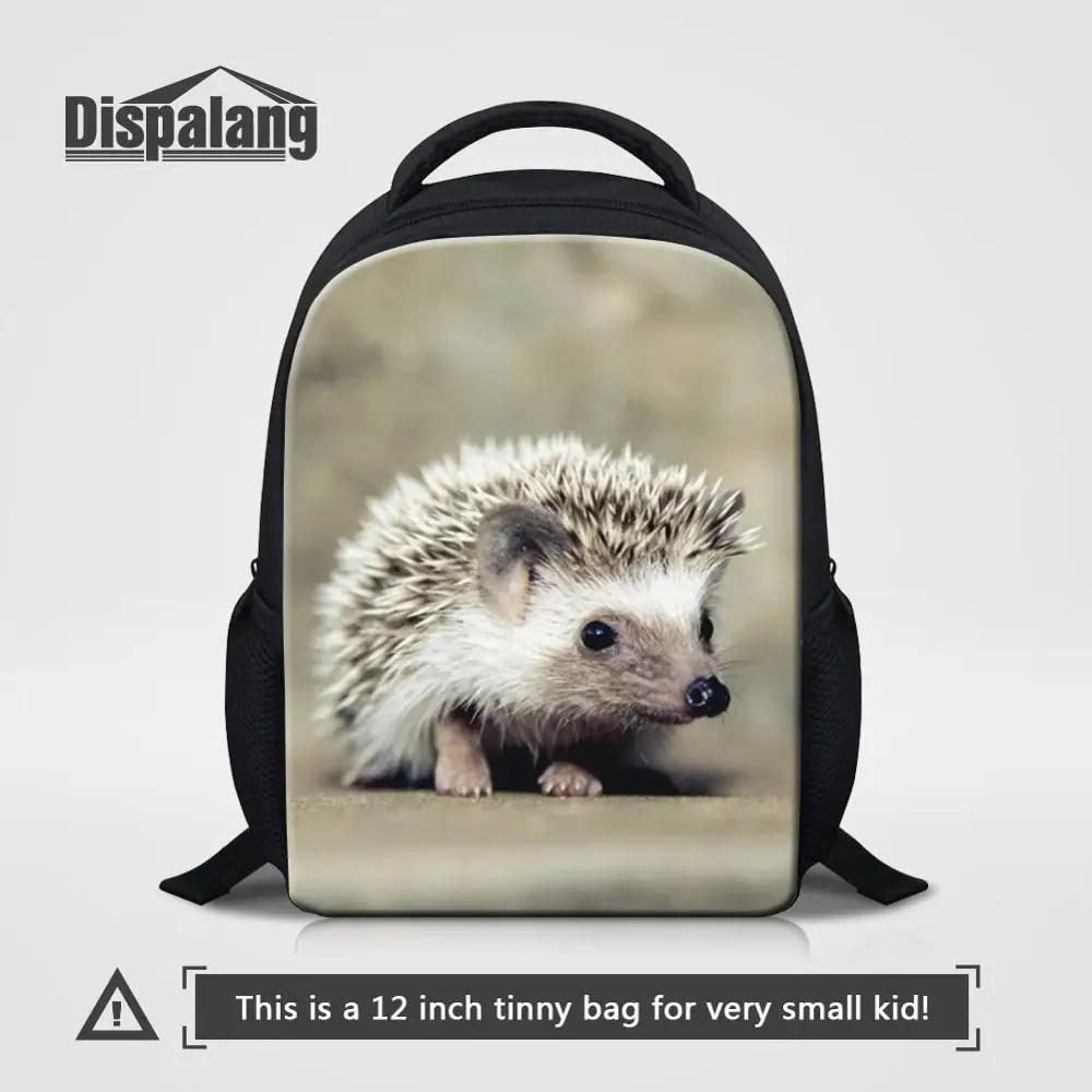 

Dispalang Girl Backpack Animal Hedgehog Kids Bookbag 12 Inch Small Kindergarten School Bags Toddler Shoulder Backpacks Child Bag