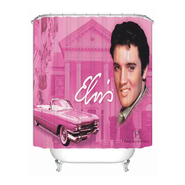 Shower Curtain Пользовательские Элвис Пресли душ Шторы Mildewproof Водонепроницаемый полиэстер различные размеры#0421-21-05 - Цвет: Shower Curtain