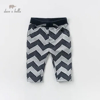 

DB13140 dave bella spring baby boys pants children full length kids navy striped pants infant toddler trousers