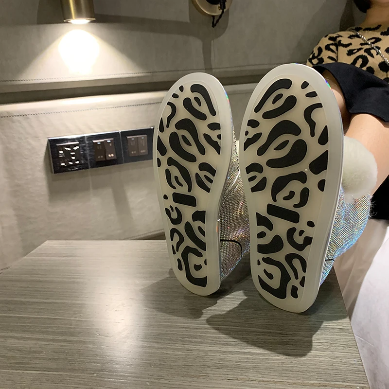 Обувь с украшением в виде кристаллов женские низкие ботинки женские ботильоны на шнуровке с круглым носком из PU искусственной кожи зимние женские ботинки на плоской резиновой подошве со шнуровкой