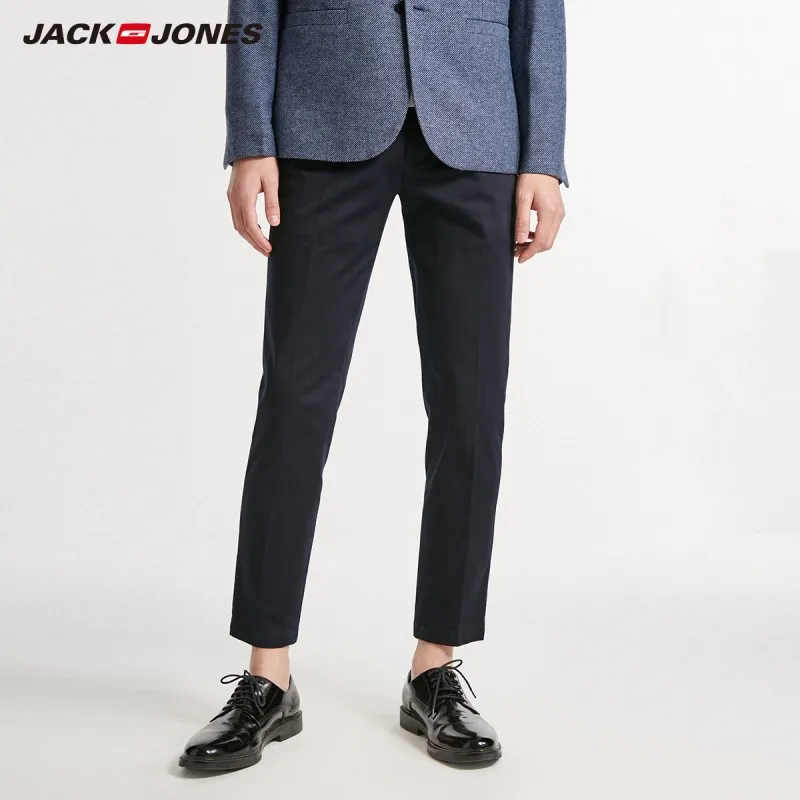 JackJones мужские Базовые деловые повседневные брюки 218414523 - Цвет: MIDNIGHT