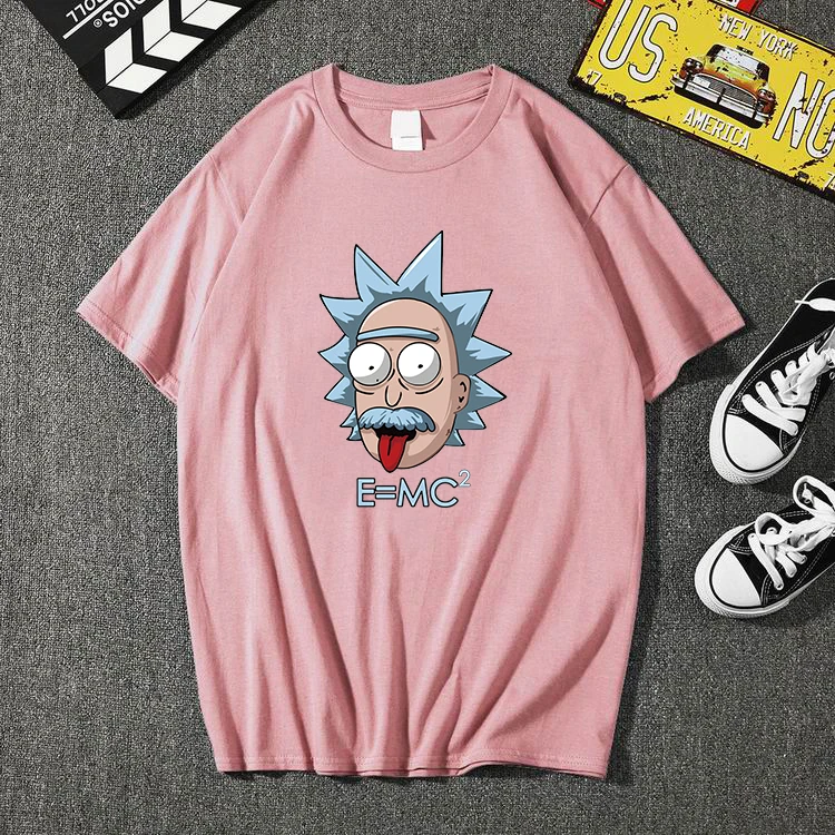 HIPFANDI мужские футболки Рик и Морти Homme летние мужские футболки с коротким рукавом мужские футболки Camiseta футболка Homme размера плюс XXL - Цвет: FH0043Pink