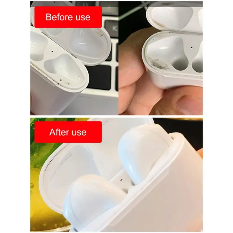 Чехол для Apple Airpods, хлопковая одноразовая палочка, инструмент для очистки для наушников Air Pods, набор для зарядки телефона с отверстием для Airpods