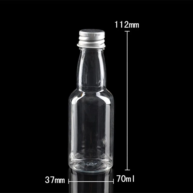 Высота 12 см 80 мл пластиковая бутылка ПЭТ Сода бутылка конфеты бутылка