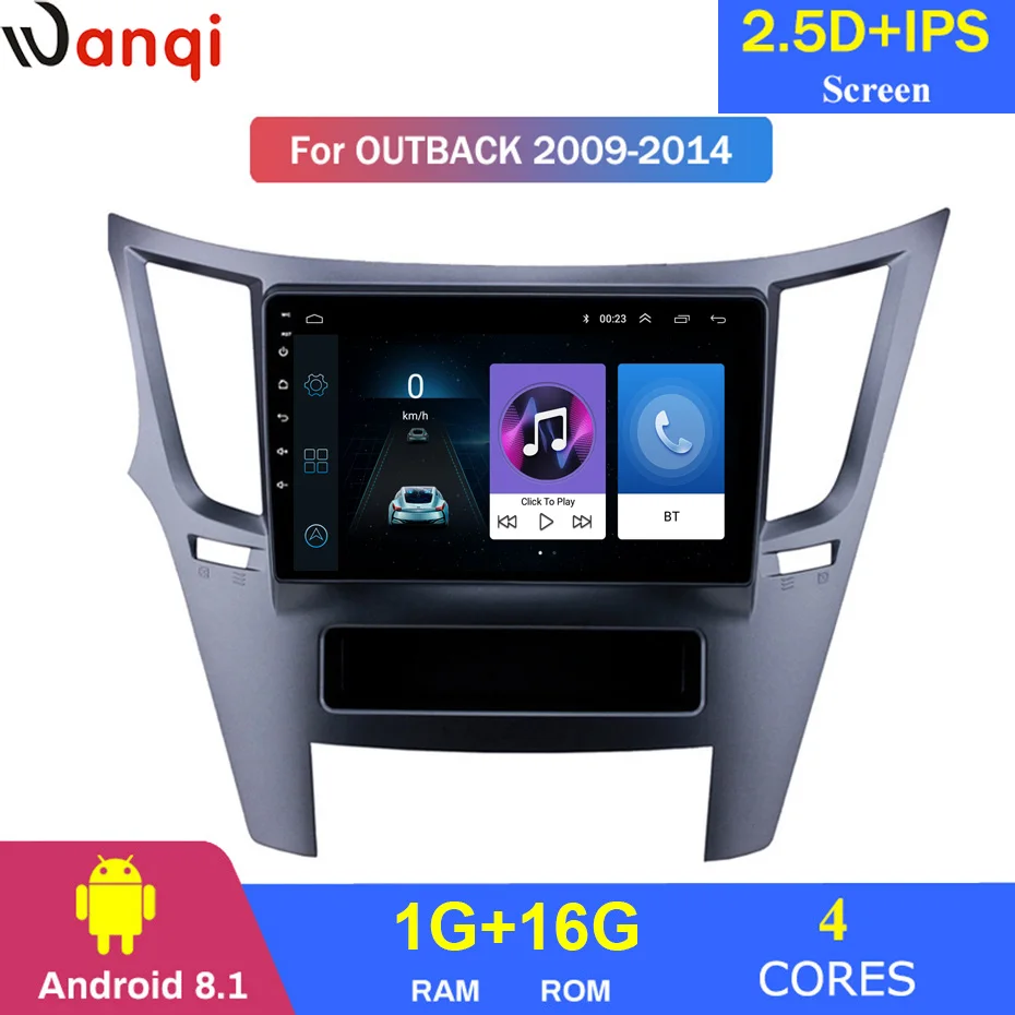 Для Subaru Outback 2009-2014 Автомобильный Радио Мультимедиа Видео плеер навигация gps Android 8 1