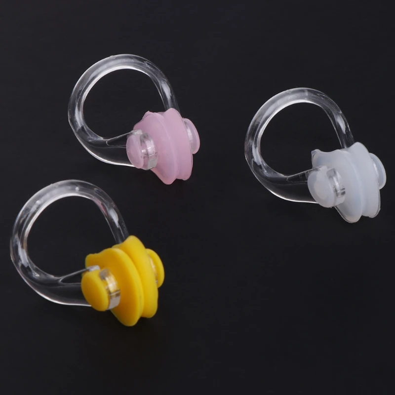 Swimming Nose Clip 3pcs Silica Gel