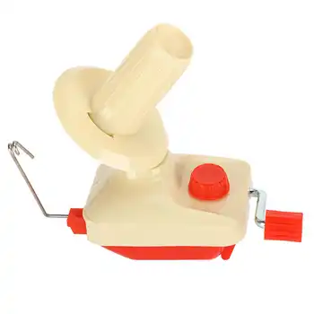 

Hand Operated Wool Winder String Yarn Fiber Ball Coiler Manual Knitting Tool for Handheld Home Use Sewing Accessories