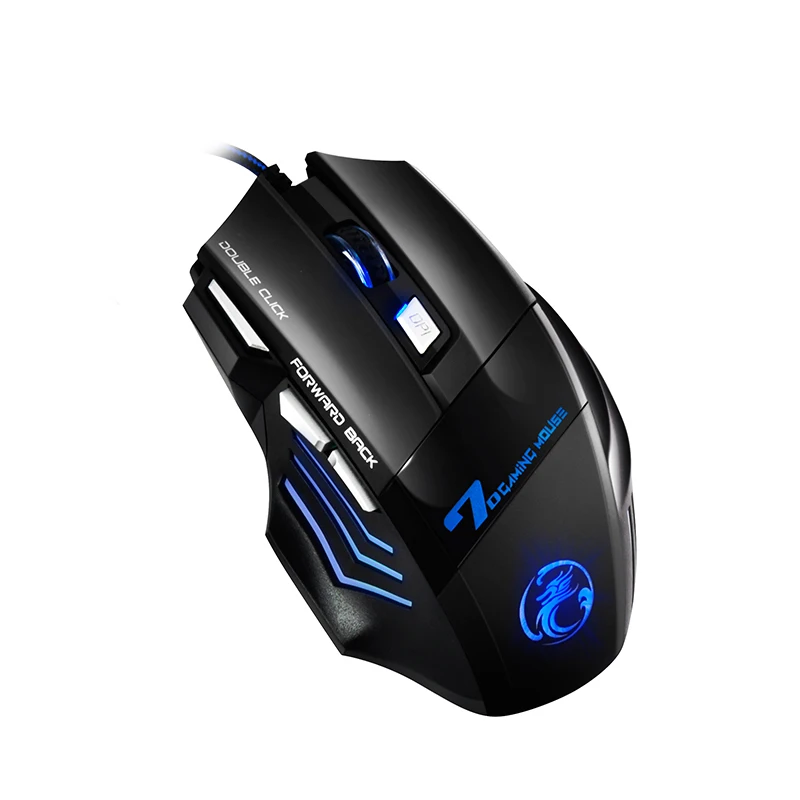 X7 Gaming Mouse 2400DPI Mice USB Wired Optical Computer Mice Ergonomic RGB Backlit Optical Game Mouse For PC Laptop