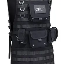 Amazon AliExpress поколение жира Тактический парусиновый передник поварский фартук рабочий фартук шеф-повара Apro