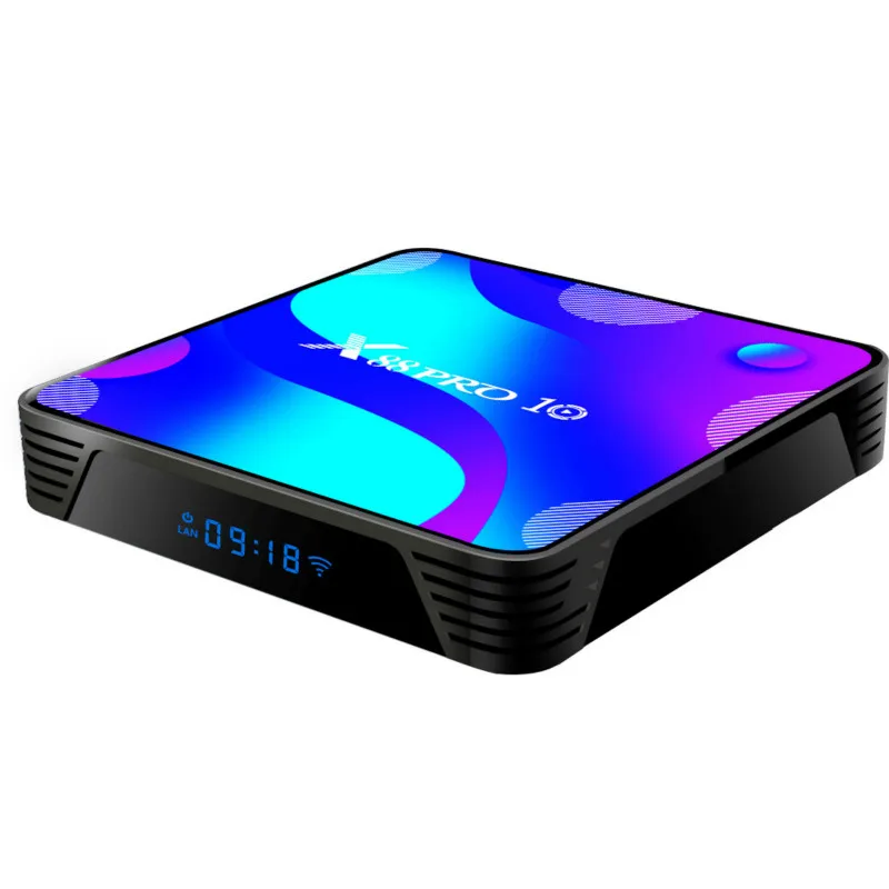 X88 PRO10 HD сетевая приставка android10.0rk3318 4k 3D Bluetooth ТВ приемник медиаплеер HDR| |