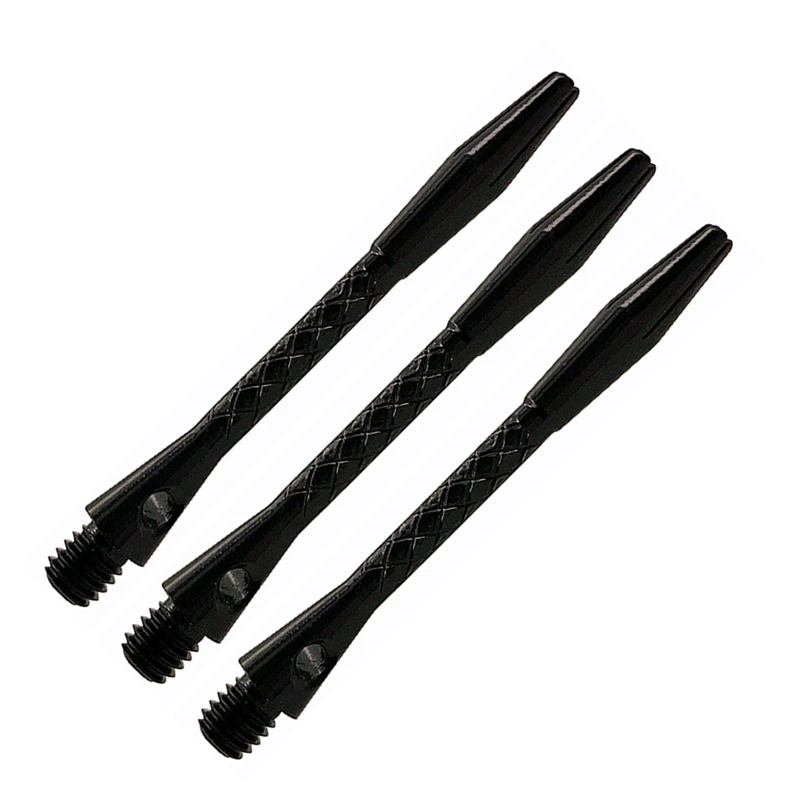 High-quality 6Pcs/Lot Darts Accessories Shaft Aluminium Alloy Material 45mm Shafts Silvery White And Black Two Colour Dart
