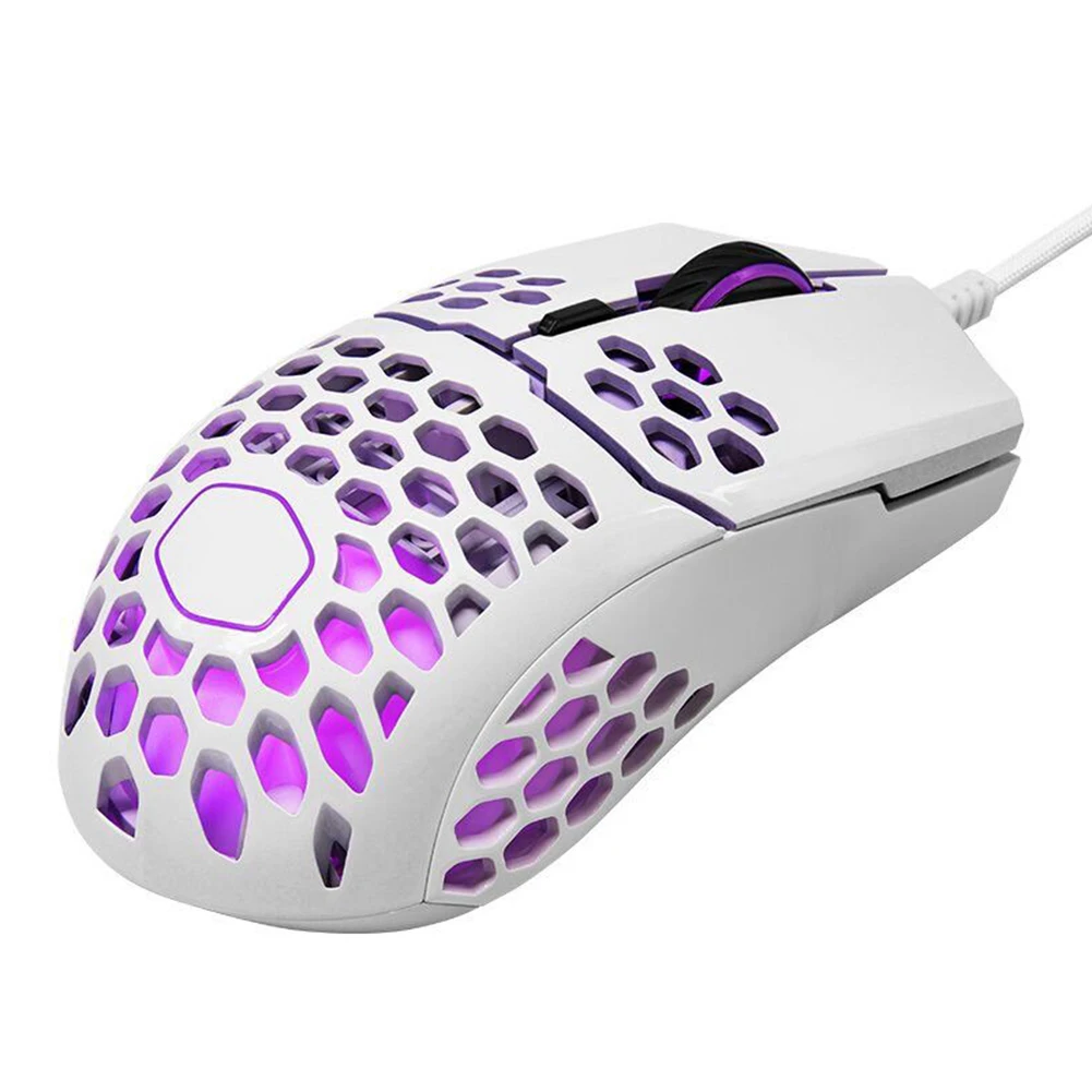 Laptop Desktop Professional Computer Mouse MM711 RGB Gaming Mouse USB Wired 16000DPI Adjustable Computer Mice