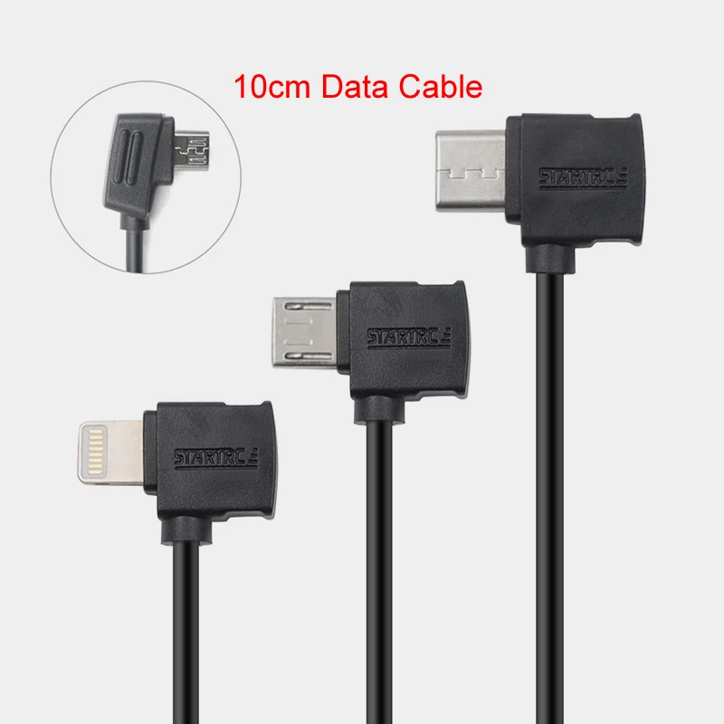 Micro Usb To Lightning Type C Data Cable Line For Dji Spark Mavic