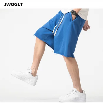

Summer Fashion Casual Cotton Shorts Men Drawstring Waist Black Sweat Harem Short Joggers 4XL 5XL