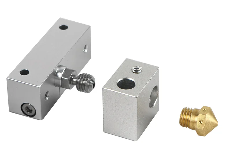 3D принтер Экструдер цельнометаллический Hotend groove MK10 сопло нагревательный блок 3d принтер запчасти