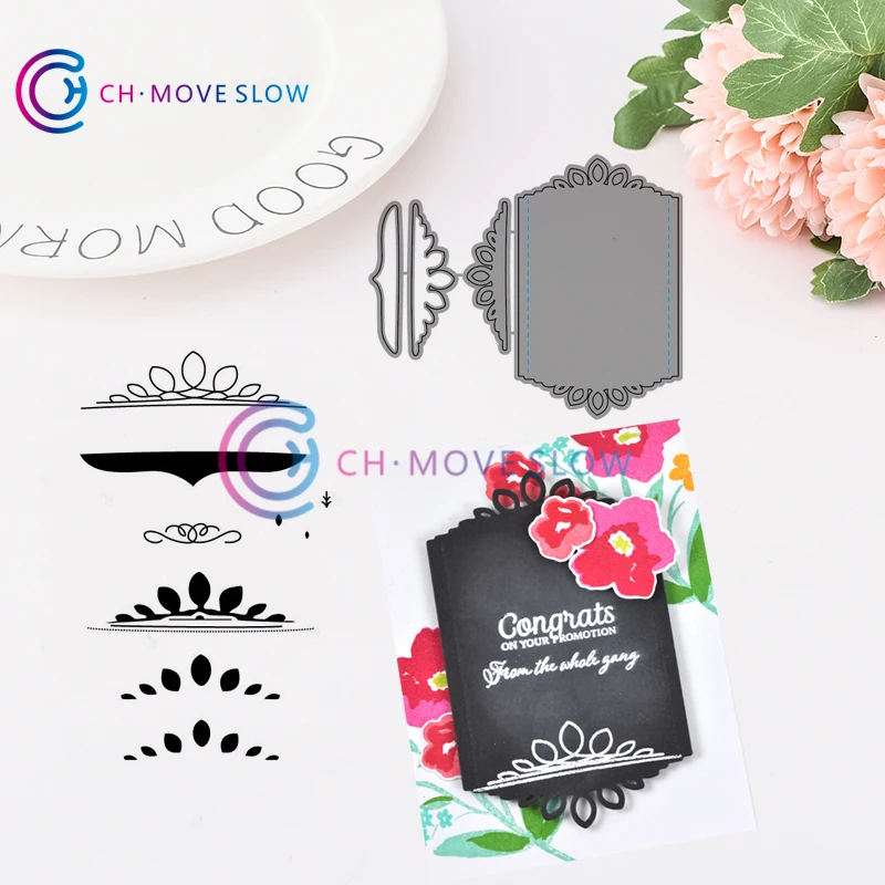 CH Center Style Feminine Metal Cutting Dies and stamps Card Stencil Paper Craft Embossing Folder DIY Album | Дом и сад