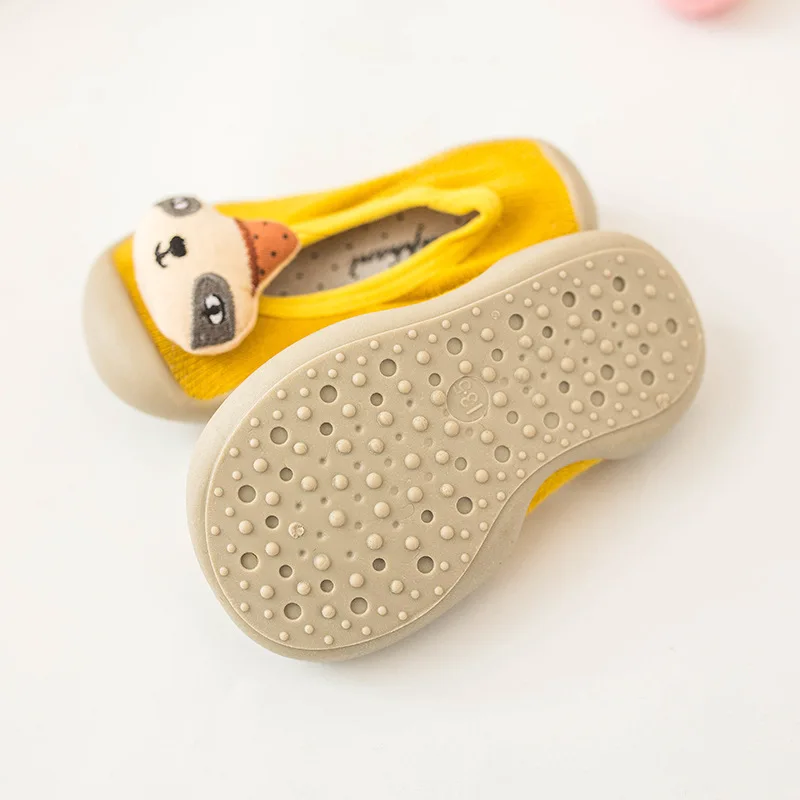 2019 New Children Floor Socks Cotton Non-slip Baby Toddler Shoes Rubber Cartoon Stereo Christmas Baby Shoes Infant Shoes Boy