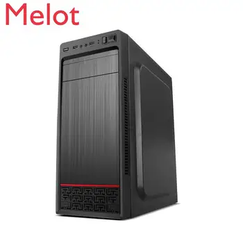 

DIY Assembly Desktop Computer Large Board Main Chassis Power Supply Set ATX Office Simplicity Shell USB3.0 Empty Box