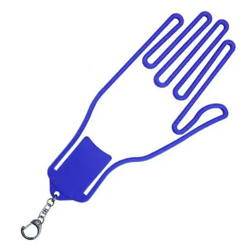 Держатель для перчаток для гольфа в форме руки, сушилка, вешалка, держатель, носилки, аксессуары для перчаток для гольфа, сушилка, вешалка, держатель, носилки - Цвет: Синий