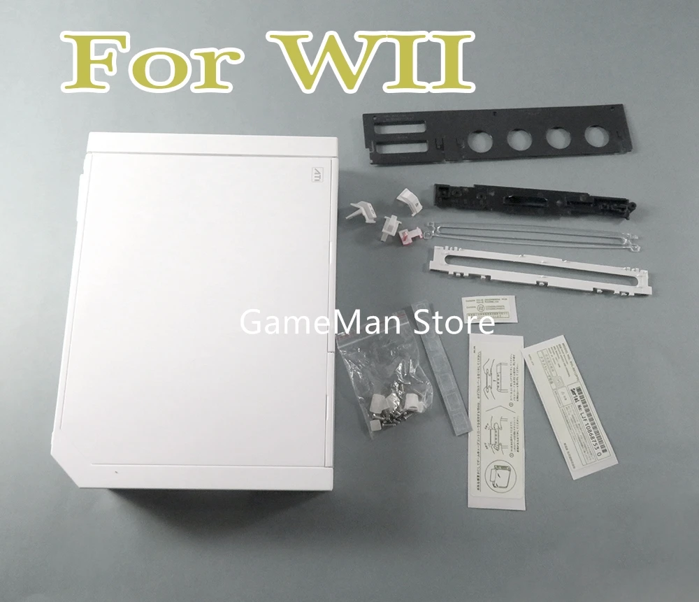 For Nintendo Wii Case Cover Housing Shell With Full Buttons Replacement