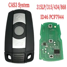 Chave de controle remoto do carro do mundo de datong para bmw cas 3 sistema 1 3 5 série id46 pcf7944 chip 315/434/868 mhz chave de cartão inteligente automático