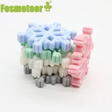 Fosmeteor – anneau de dentition en Silicone, 1 pièce, sans Latex, jouet de dentition pour bébé, qualité alimentaire, molaire, cadeau 