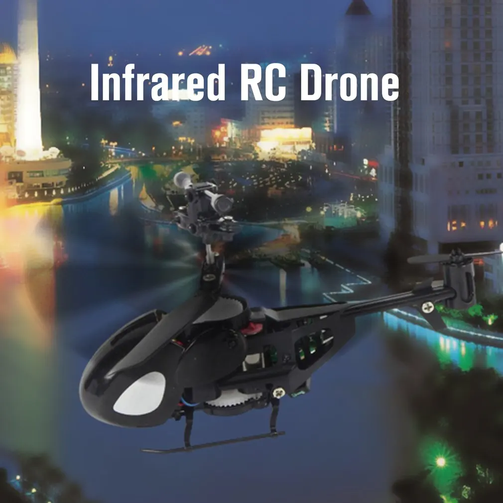 QS5010 3.5CH Micro Infrared RC Drone Aircraft with Gyroscope Remote Control Toys Mini QS RC Helicopter -Round head