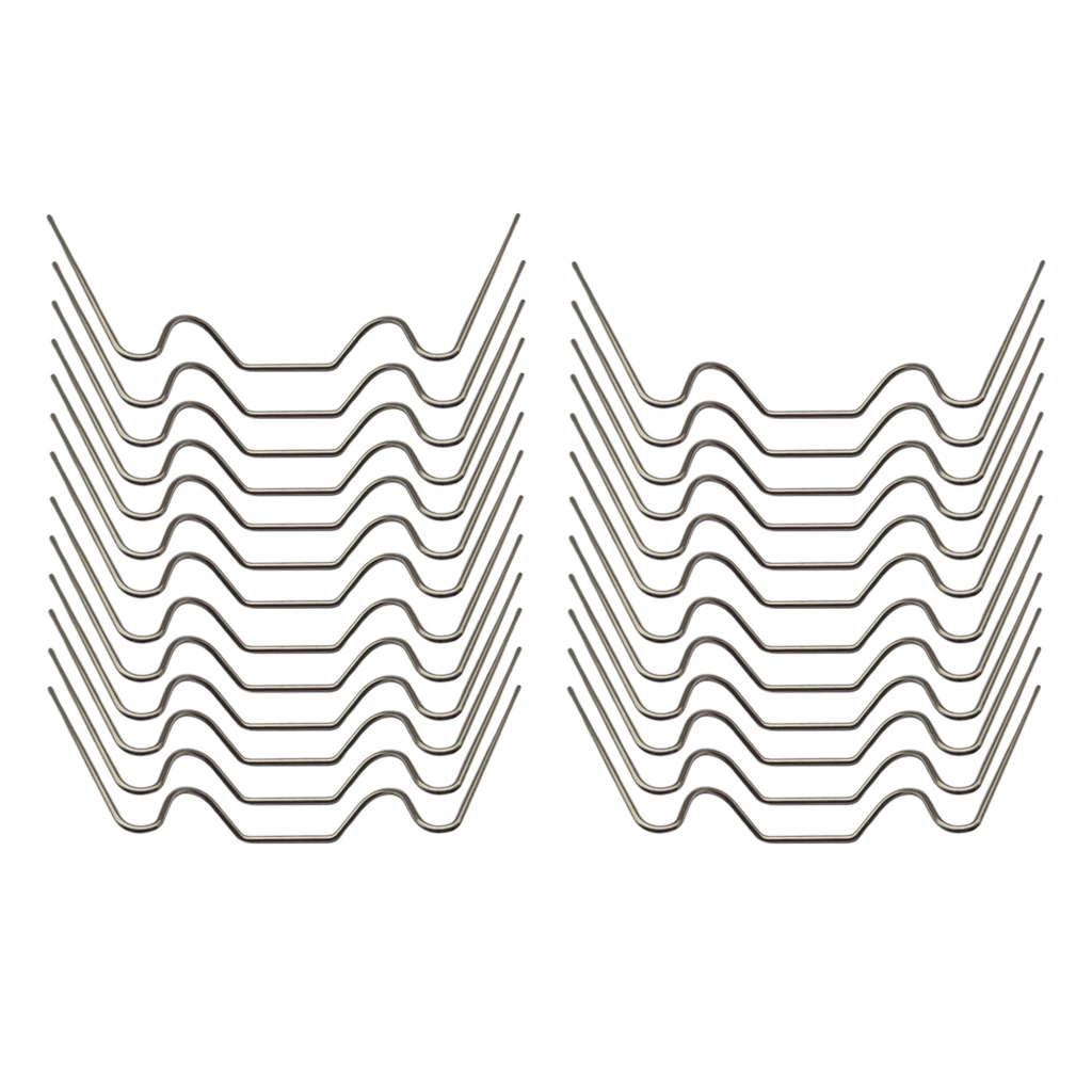 Set of 25 Stainless Steel Greenhouse Glass Pane Fixing Clips, W Type Wire Clips for Almost All Aluminium-framed Greenhouses Set of 25 Stainless Steel Greenhouse Glass Pane Fixing Clips, W Type Wire Clips for Almost All Aluminium-framed Greenhouses