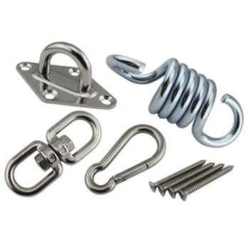 

Swivel Hooks for Hammock Swing Chairs Stainless Steel Hanging Seat Accessories Kit for Ceiling/Outdoor