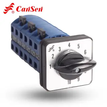 

AC 440V Ui 660V 25A Cam Switch 10 position Fig.3 (CE,CCC,TUV,RoHS)