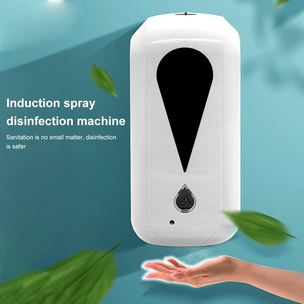 

1200ml Automatic Sensor Hand Disinfection Machine Household Touchless Induction Wall-mounted Liquid Hand Cleaner Soap Dispenser