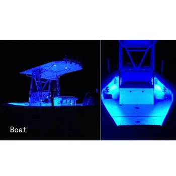 

10x Boat 3W Waterproof Underwater Drain Plug Light Marine Yacht Fishing Lamp Long Life-span LED, Light Up Without Delay