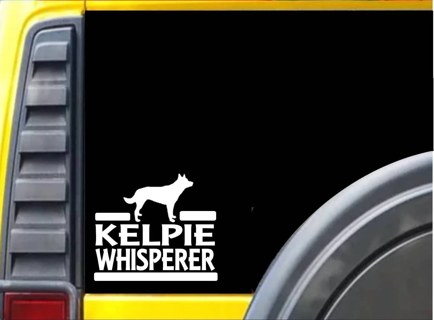 Kelpie Whisperer стикер J906 6 дюймов Австралийская собака kelpie наклейка на оконное стекло
