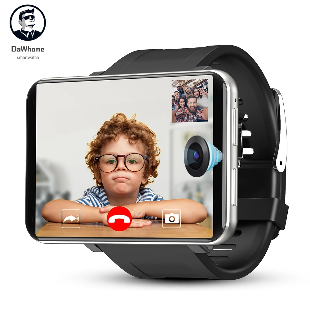 LEMT 4G 2.86 Inch Screen Smart Watch Android 7.1 3GB 32GB 5MP Camera 480*640 Resolution 2700mah Battery Smartwatch Men