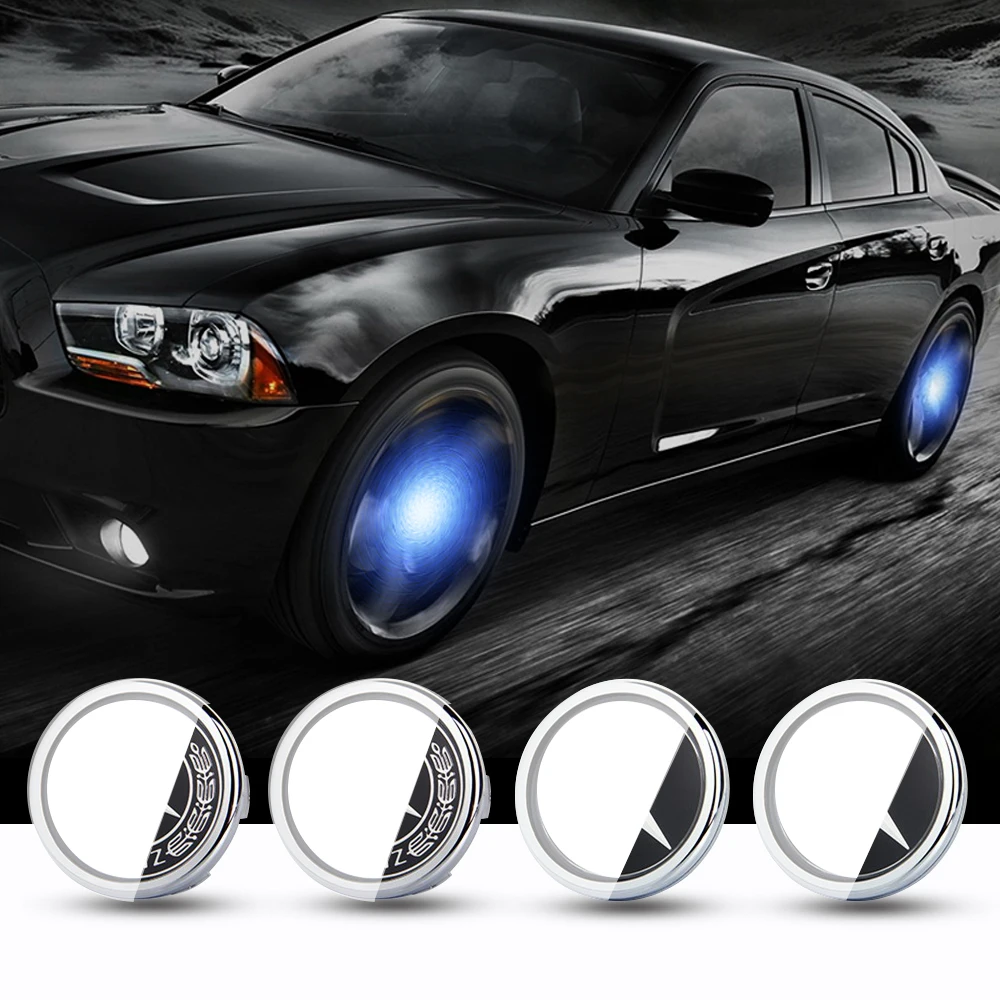 Car Hub Light Lamp 4PCS Floating Illumination Wheel Center Cap LED Cover Lighting Flash Auto For Benz for Mercedes | Автомобили и