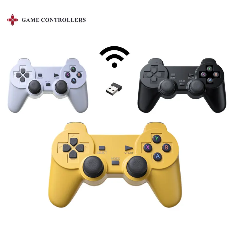 Беспроводной геймпад 2 4 ГГц без Bluetooth для PS3/ПК/Smart TV/ Android / TV Box игровой USB джойстик